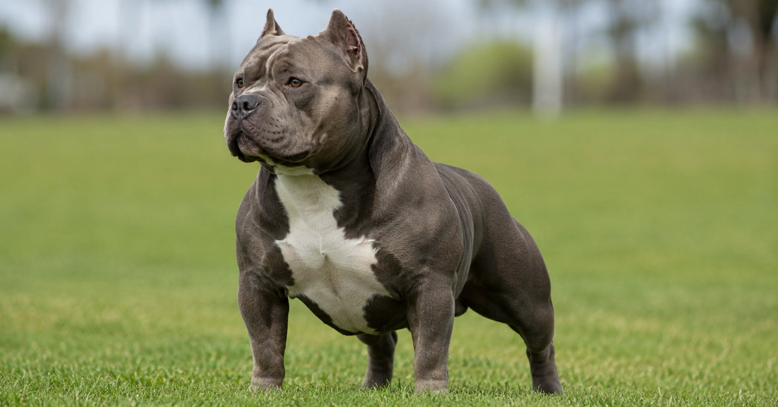 The complete nutrition and training guide for American Bully owners. Covers diet, macros, muscle-building exercises, joint protection, and smart supplementation for the breed.