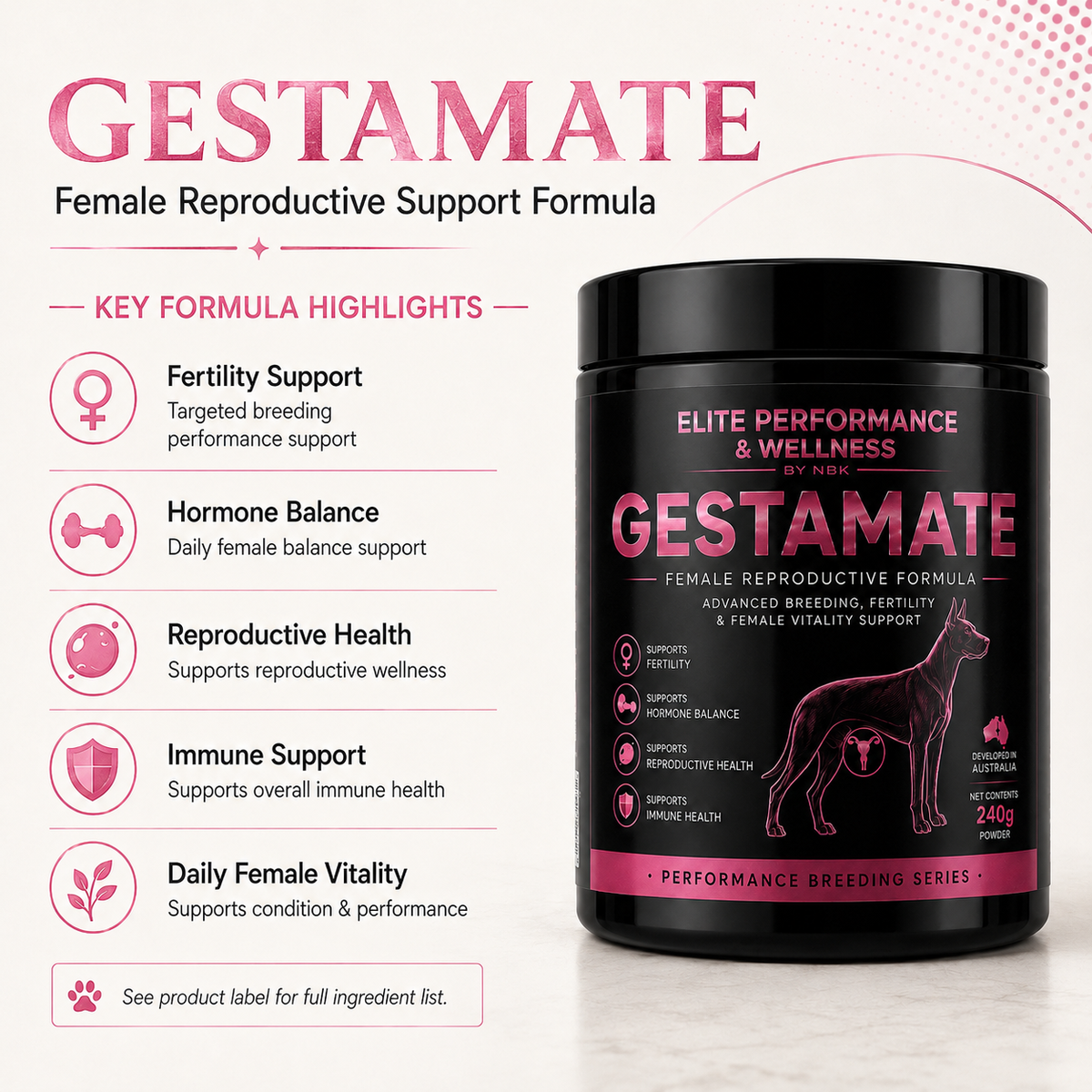 Gestamate - Female Reproductive Formula
